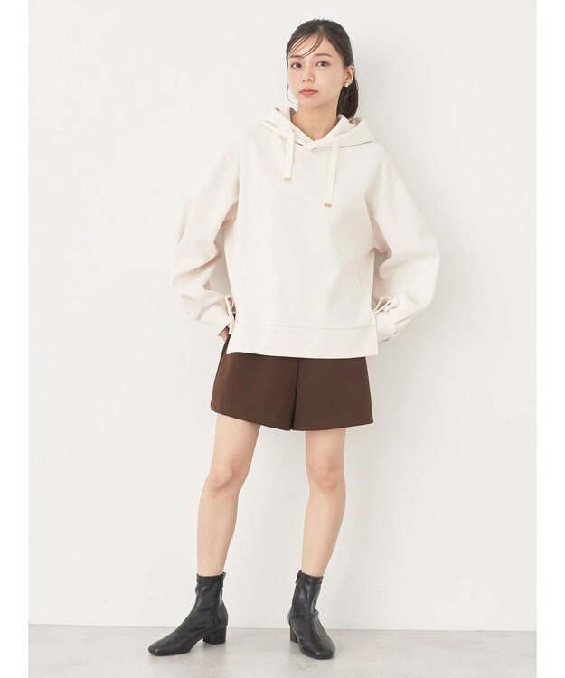 earth music&ecology ダンボールパーカー Ivory