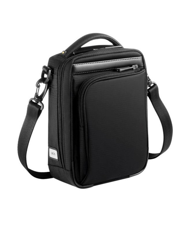 ACE BAGS & LUGGAGE ace. エース フレックスライト フィット 街歩きに。コンパクトな軽量タテ型ミニショルダーバッグ 54551 ブラック