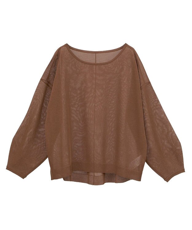YECCA VECCA シアーニットプルオーバー Brown