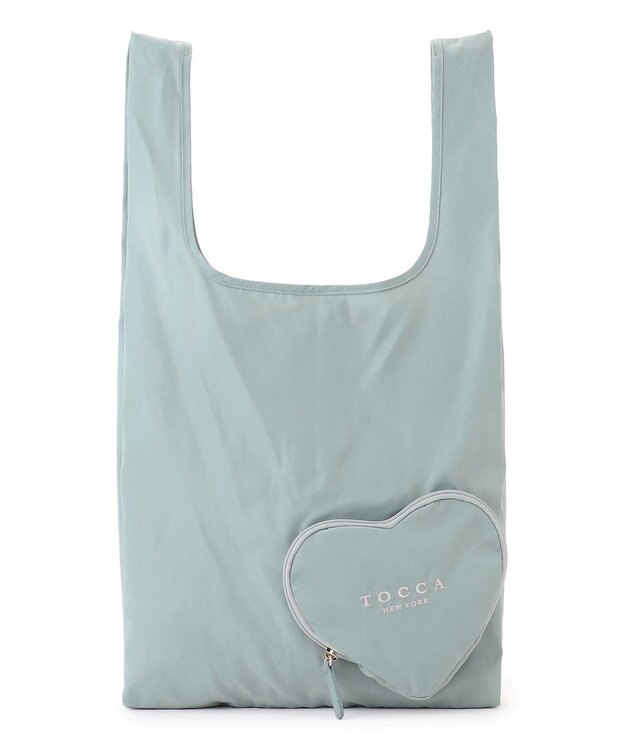 TOCCA 【八木アリサさん着用】【WEB＆一部店舗限定・A4サイズ対応】AVEC CUORE ECOBAG エコバッグ スカイブルー系
