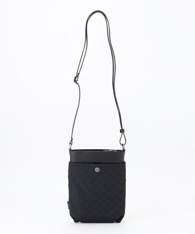 Y'SACCS Polka Dots　タックラウンドショルダー ブラック