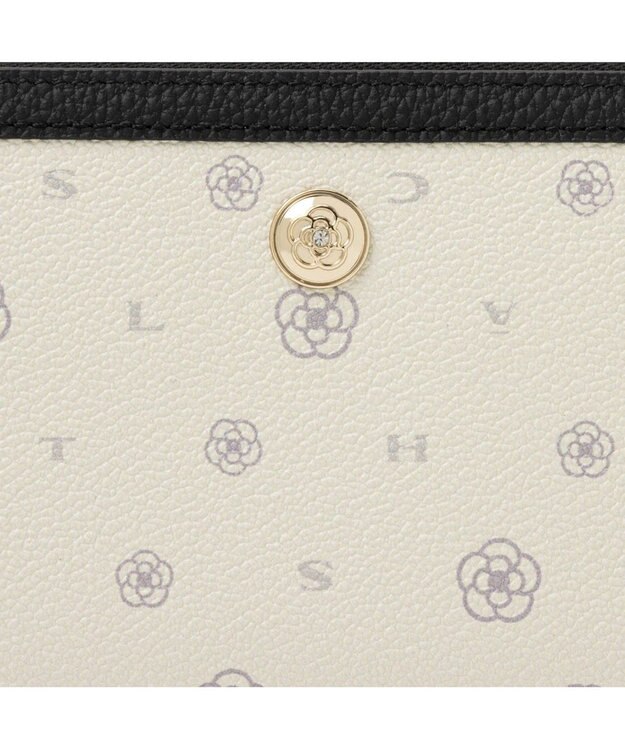 CLATHAS ミカ ラウンド長財布 クロ