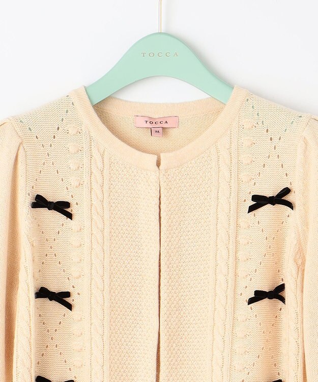 TOCCA 【洗える】PIXIE KNIT カーディガン ベージュ系