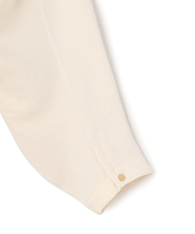 BEIGE， BROOM / スウェット風コンパクトライトパーカー Ecru