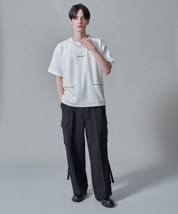 WEGO ZIPポケットT（SS） ホワイト