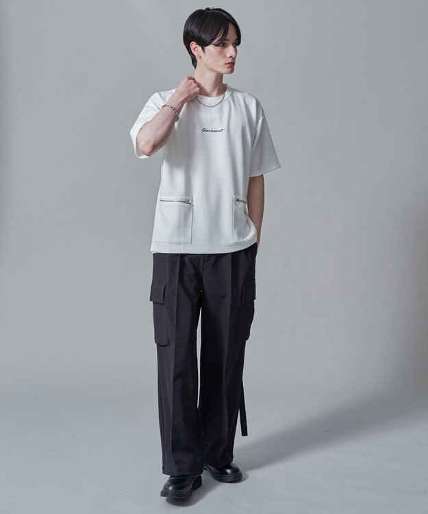 WEGO ZIPポケットT（SS） ホワイト