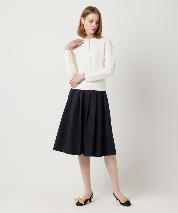 TOCCA 【洗える】FLUFF FLOWERS カーディガン アイボリー系