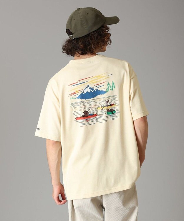 Columbia Columbia/ レイクトゥアベニューグラフィックショートスリーブTシャツ /コロンビア Glove Yellow River