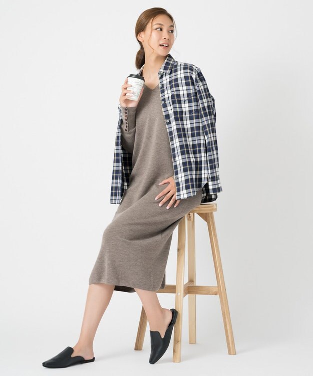 ONWARD Reuse Park 【23区】ブラウス秋冬 ネイビー