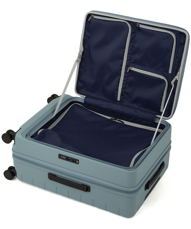 ACE BAGS & LUGGAGE ACE エスカレラ スーツケース 完全フロントオープン 05652 エース アッシュブルー