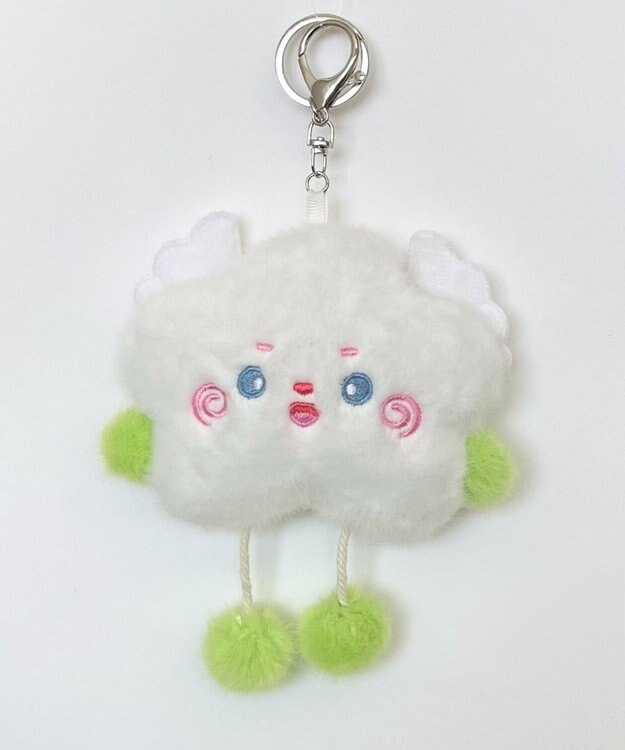 WEGO エンジェルスターぬいぐるみキーホルダー ホワイト