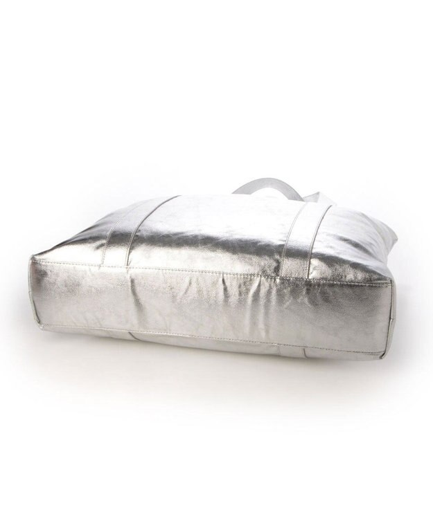 UNBILLION カシュカシュ cachecache / 綿コーティングビッグバッグ シルバー