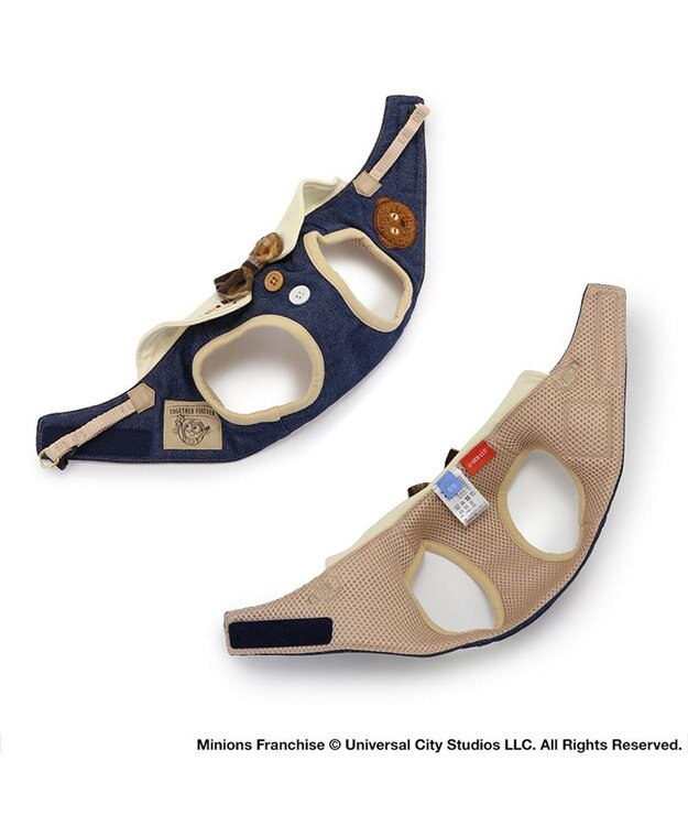 PET PARADISE ミニオン ティム ベストハーネス デニム ＳＭ 中型犬 デニム