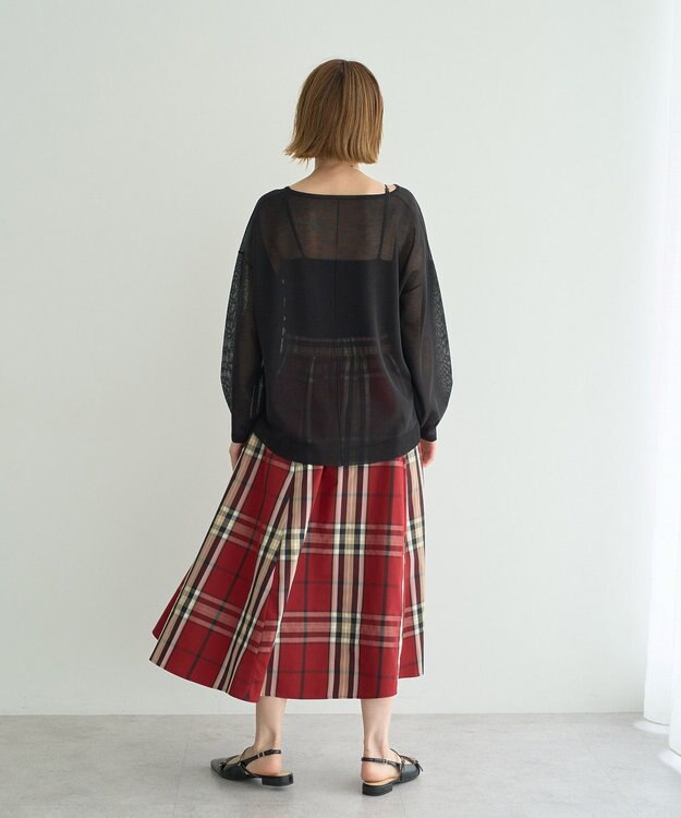 YECCA VECCA シアーニットプルオーバー Black