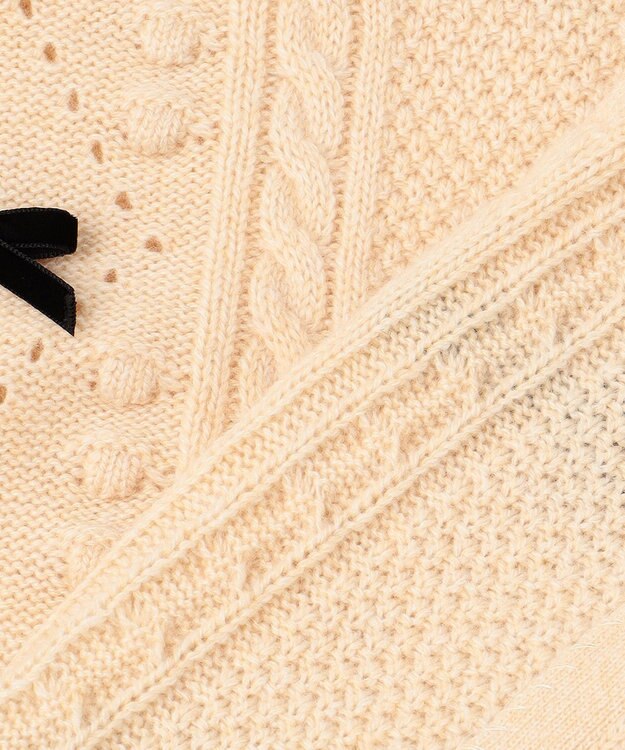 TOCCA 【洗える】PIXIE KNIT カーディガン ベージュ系