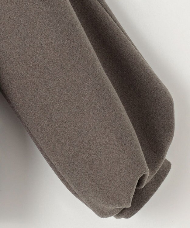 Feroux 【古畑星夏さん着用】パフスリーブフード アウター ダークブラウン系