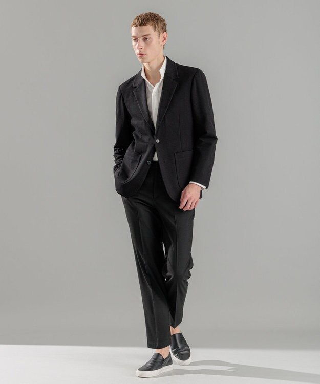 JOSEPH HOMME コンフォートクリアギンガム　ウイングカラーシャツ ホワイト系