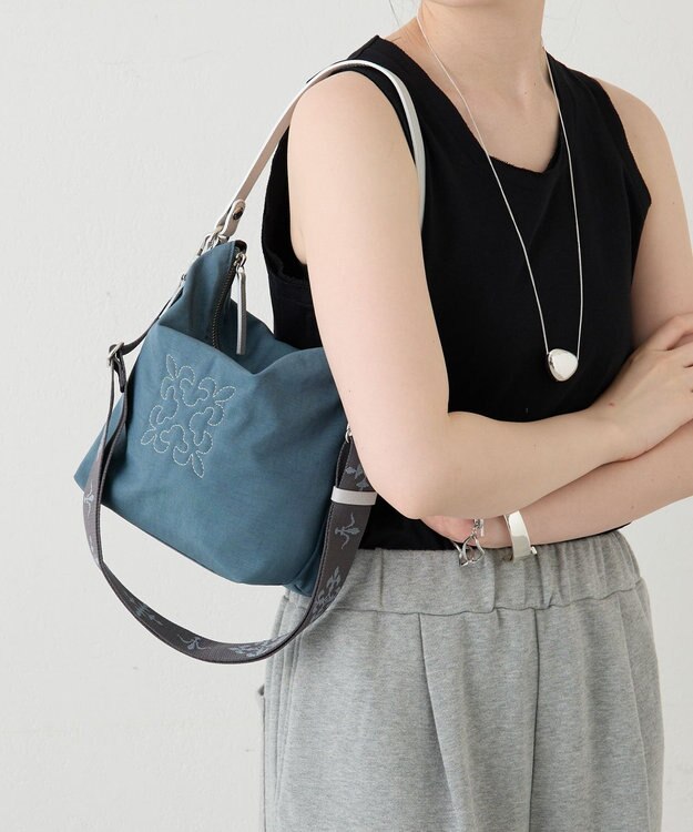 russet 《WEB限定》スタンダードミニショルダーバッグ <ナイロン>(CE-1719-WEB) BlueGray