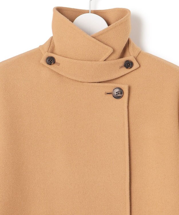 23区 【滝沢眞規子さん着用】ウールリバー  コート キャメル系