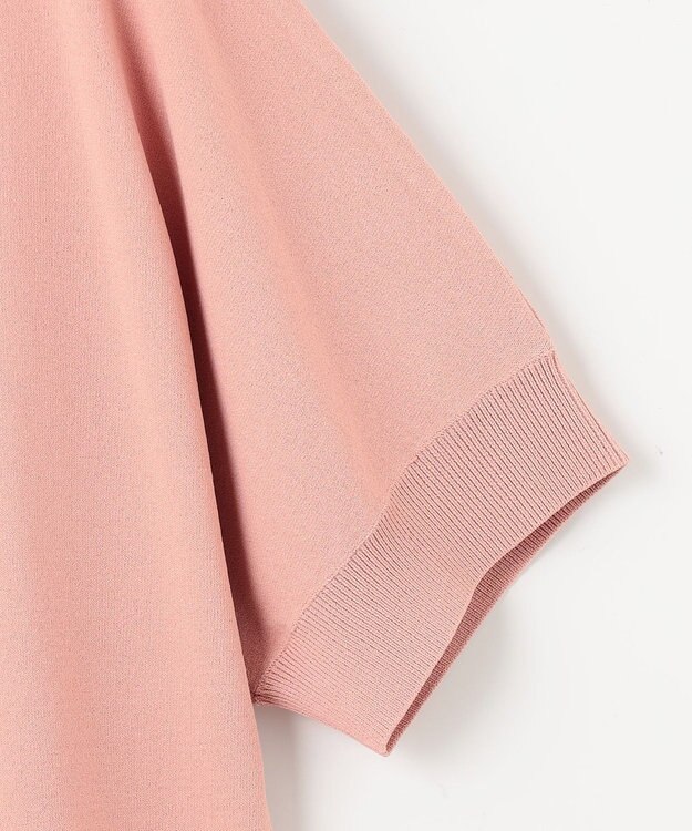 J.PRESS LADIES L 【洗える】レーヨンエリートストレッチ ドルマン ニット ローズピンク系