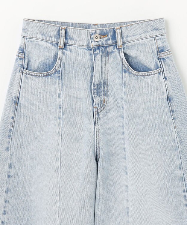 GRACE CONTINENTAL 切替ボリュームデニム インディゴ