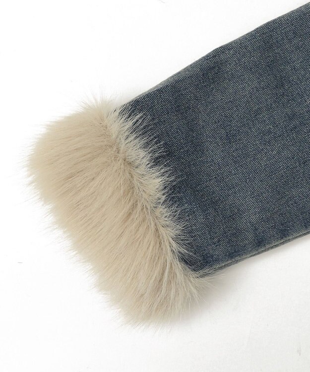 WEGO マルチポケットファーJKT デニムインディゴ