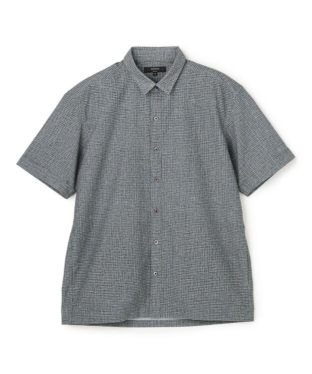 JOSEPH HOMME 【新型】トリコサッカーストレッチ　 レギュラーカラー半袖シャツ ＜新色＞グレー系5