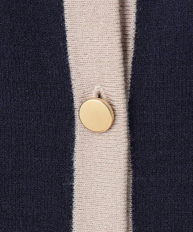 ANY SIS S 【低身長企画】バイカラー アンサンブル ネイビー