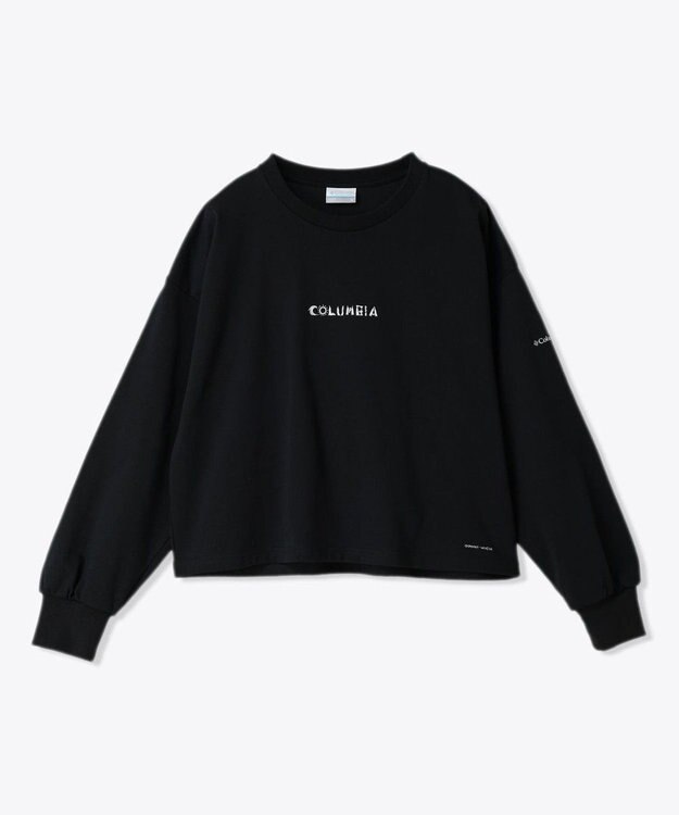 Columbia Columbia/ ウィメンズレイクトゥーアベニューロングスリーブクロップドTシャツ /コロンビア Black