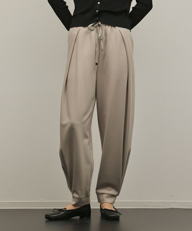 GRACE CONTINENTAL ポンチイージーパンツ グレー