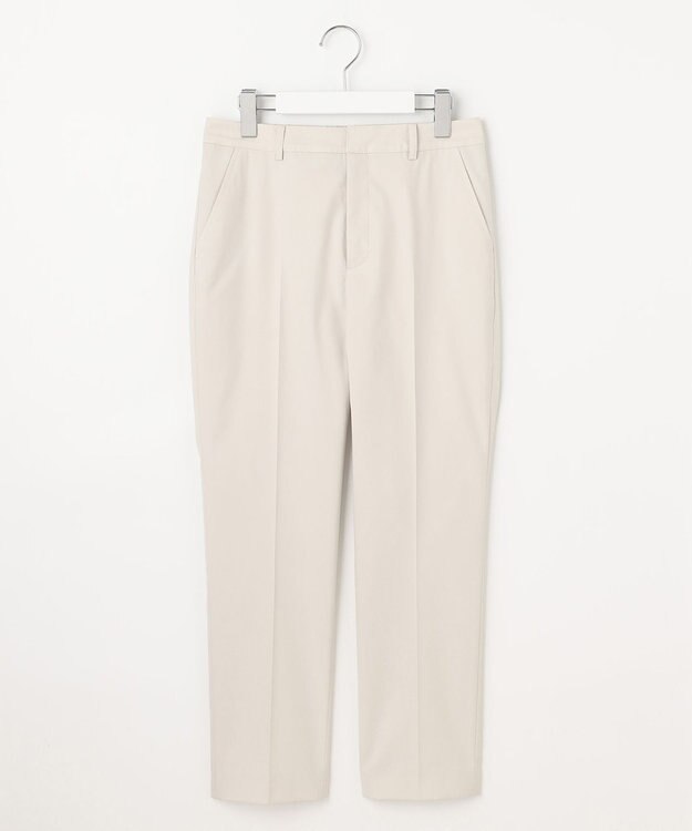 J.PRESS LADIES 【セットアップ対応・洗える・撥水】コットンFITTY テーパード パンツ ライトベージュ系