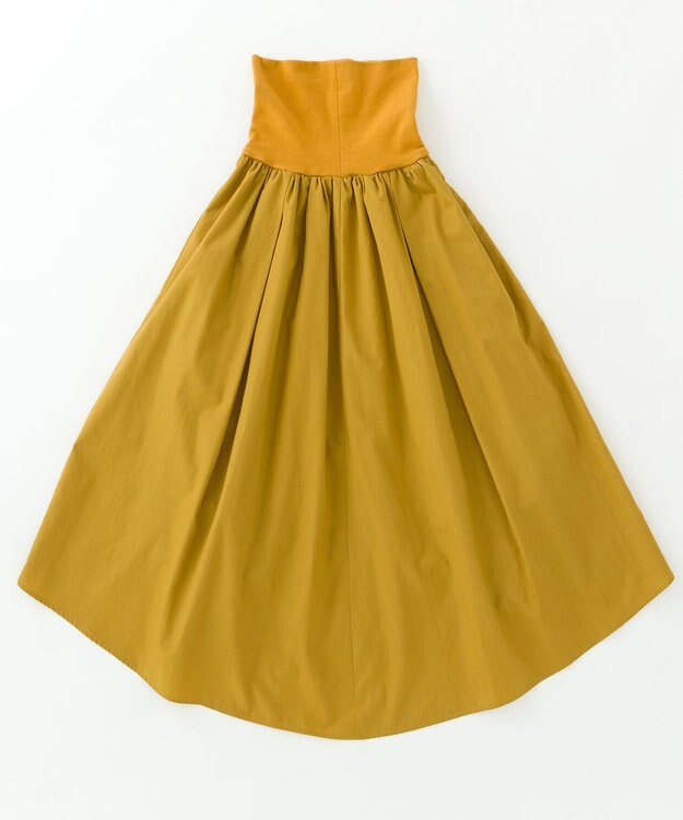 POLS アシンメトリースカート イエロー