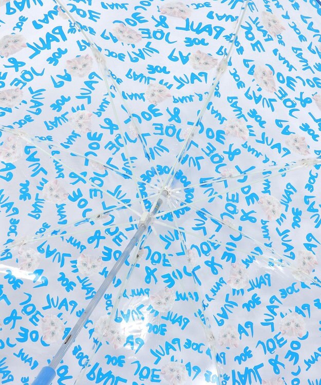 MOONBAT PAUL&JOE ACCESSOIRES(ポール＆ジョー アクセソワ) 長傘 ビニール傘 サマージプシー スカイブルー