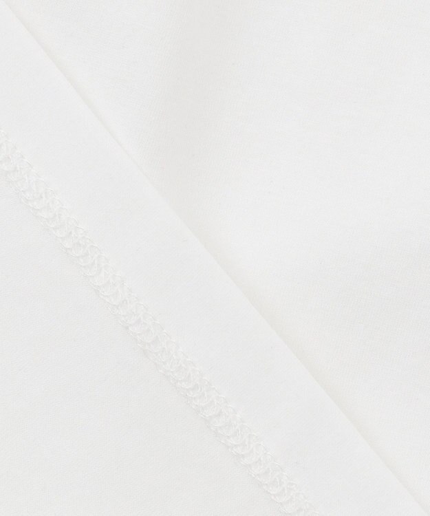 J.PRESS LADIES S 【吸水速乾】レーシーコンビ Vネック カットソー ホワイト系