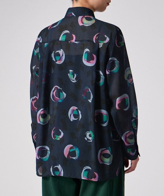 Paul Smith Painted Spot シアーシャツ ネイビー