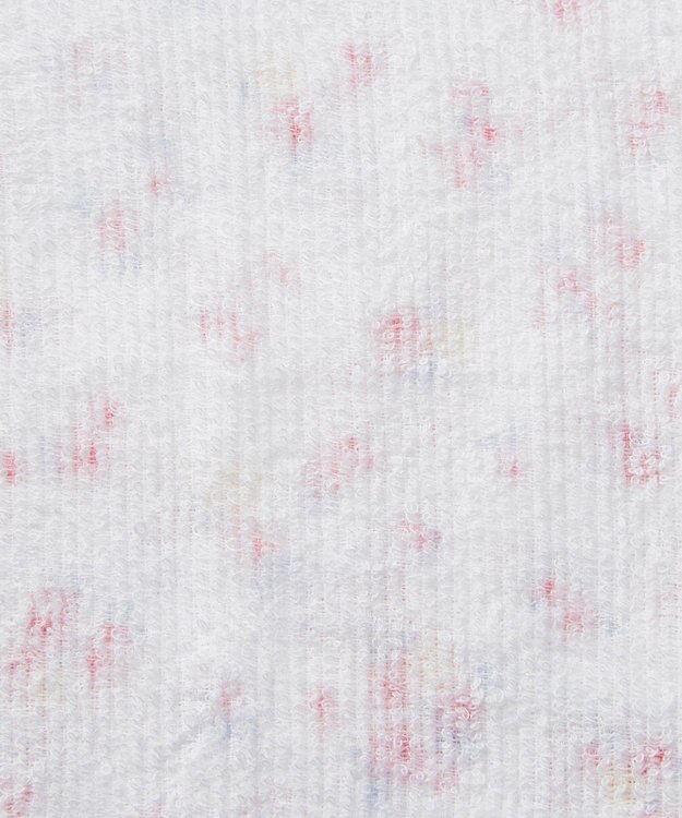 MIKI HOUSE HOT BISCUITS ガーゼバスタオル 白×ピンク