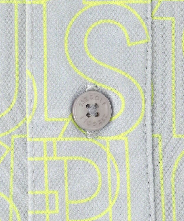 23区GOLF 【MEN】ロゴグラフィック ポロシャツ ライトグレー系5