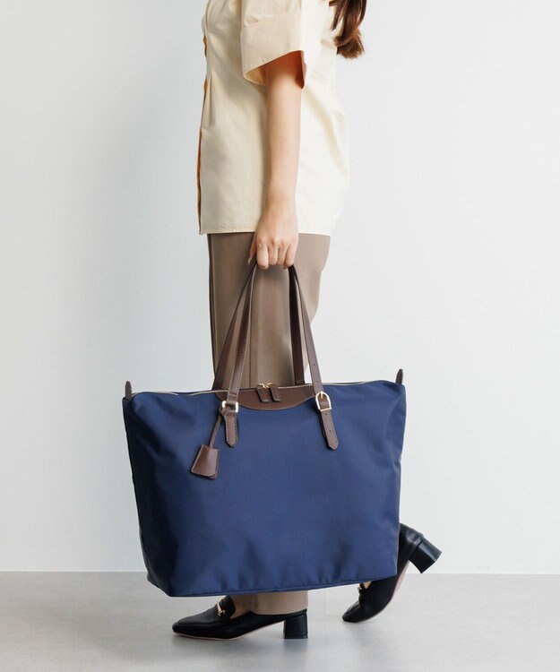 ACE BAGS & LUGGAGE 【ポーチにしまえる】 Jewelna Rose ラヴィーナ フォールディングトートバッグ B4サイズ 16291 ジュエルナローズ ネイビー