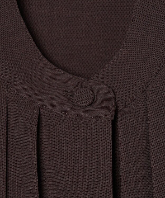 JOSEPH エアリープリッセ　ロングスリーブブラウス Ebony