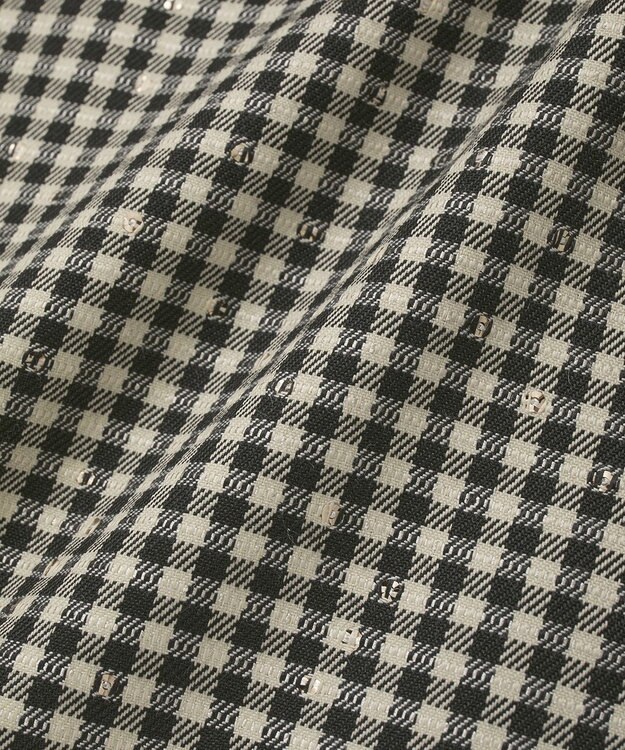 YECCA VECCA チェック柄ベアドッキングワンピース Gingham Check