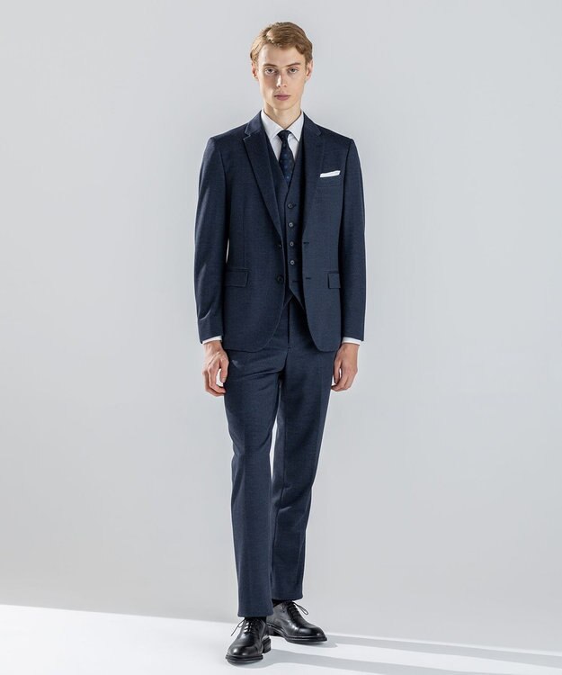 JOSEPH HOMME 新素材【ストレッチ/セットアップ対応】　クリアドビージャージー 　ジャケット ネイビー系