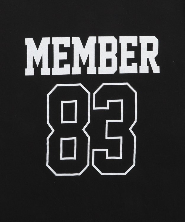 WEGO ナンバリングロゴBIG　T ブラック