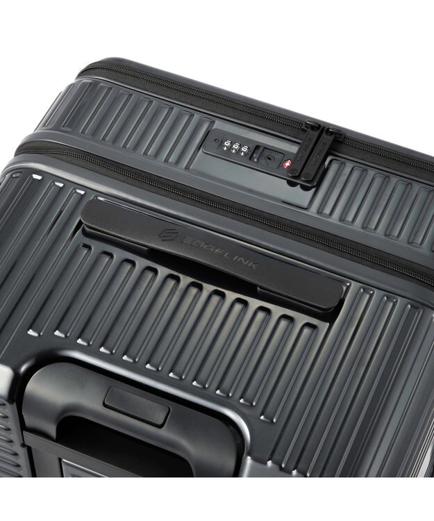 ACE BAGS & LUGGAGE EDGELINK クルーズボックス グリントSB スーツケース 74L フロントオープン 09392 エッジリンク ブラック
