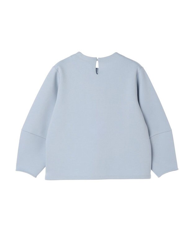 Green Parks パール付ポンチカットプルオーバー Sax