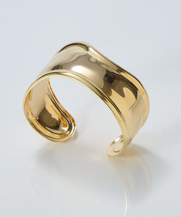 Phoebe <オンワード限定セット>ワントップパールネックレス×アークカフワイドバングル ゴールド