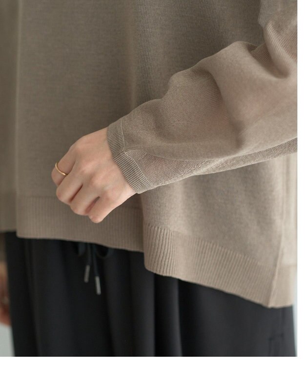 YECCA VECCA シアーニットプルオーバー Beige