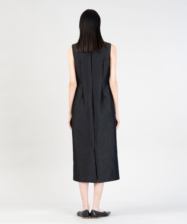 23区 L 【エステータ】シャイニージャカード ワンピース ブラック系