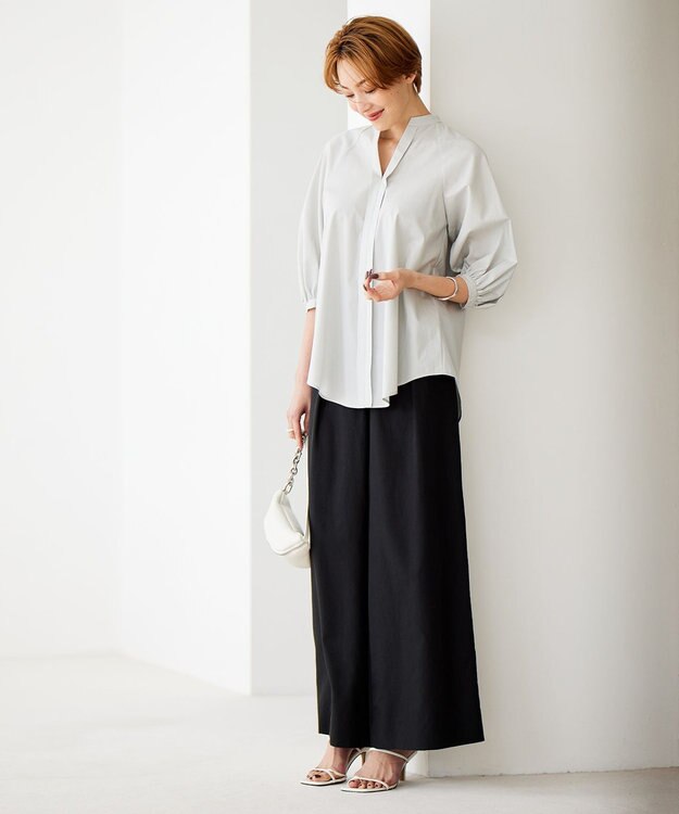 ICB 【洗える】 UnleashLite タックパンツ ブラック系