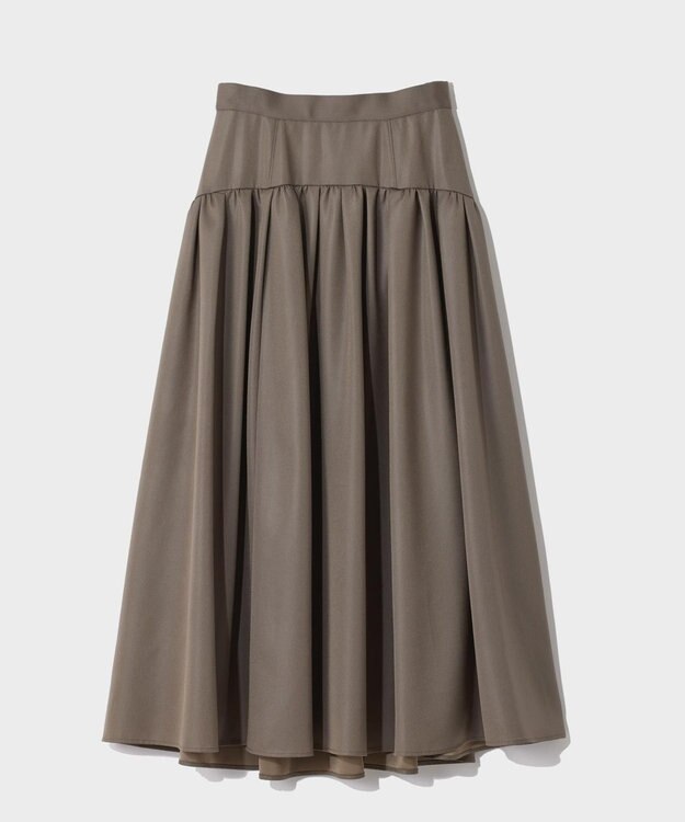 GRACE CONTINENTAL チンツジョーゼットスカート グレー