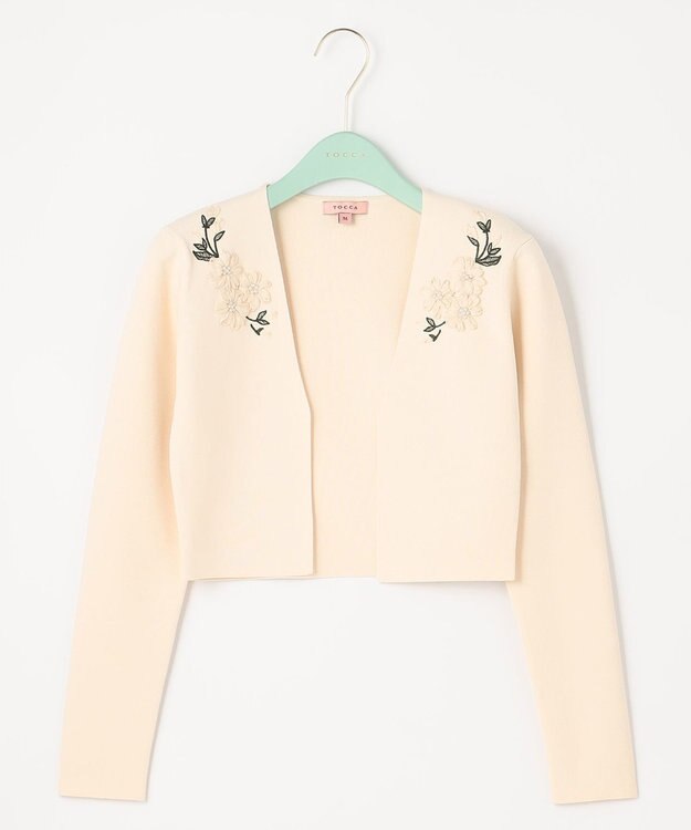 TOCCA 【洗える！】DAFFODIL BOLERO ボレロ アイボリー系